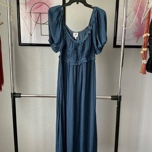 Blue DRA Clothing LA dress. Light weight 3/4 length. New with tags.